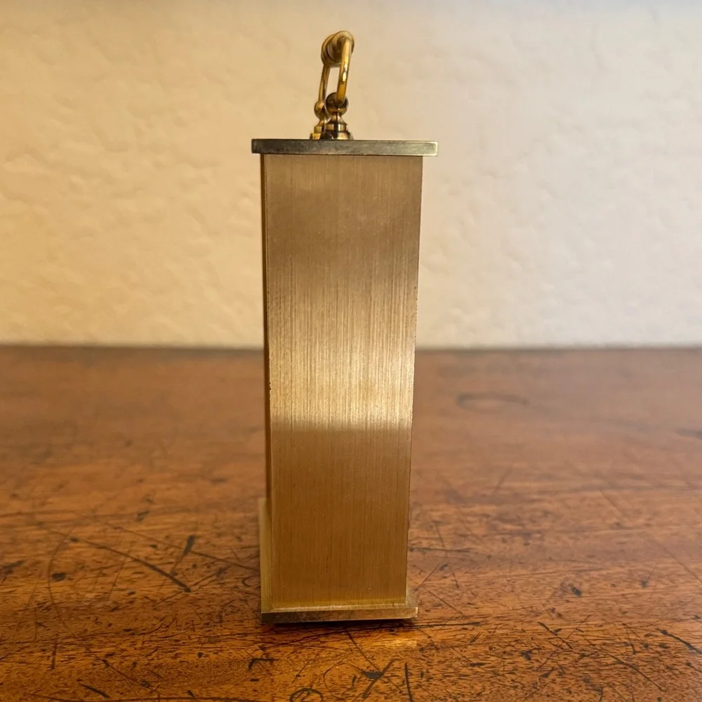 Vintage Seiko Brass Carriage Alarm Clock